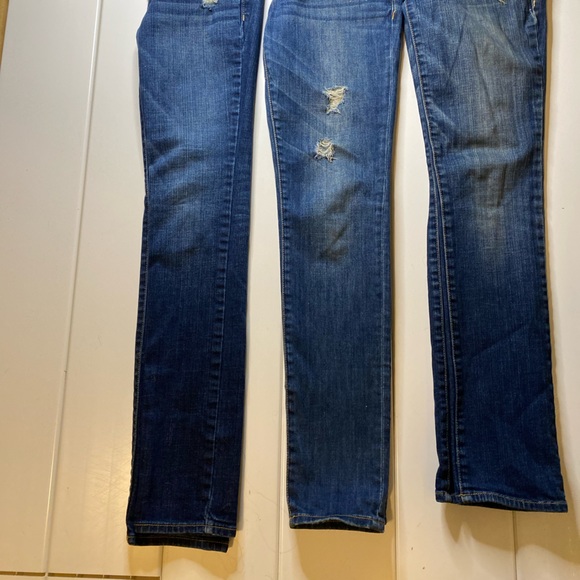 Abercrombie & Fitch, Woman’s Skinny Jeans, 00S, bundle of 3, Distressed - Picture 15 of 16